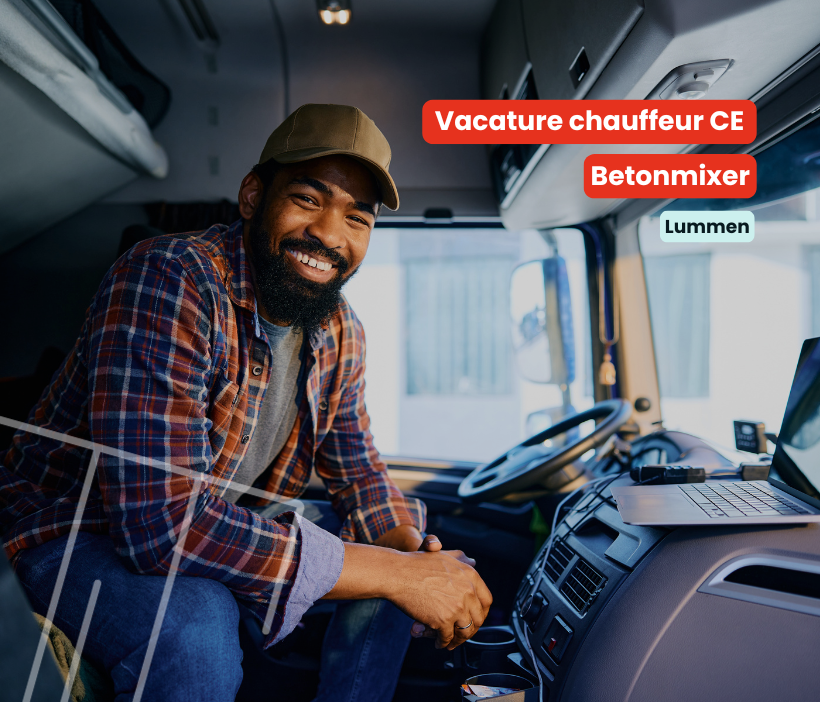 chauffeur ce betonmixer