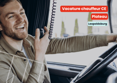 Chauffeur CE | Plateau | Leopoldsburg
