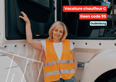 Chauffeur C | Geen code 95 | Oudenburg