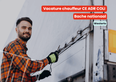 Chauffeur CE ADR COLI | Bache nationaal | Westerlo