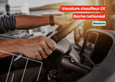 Chauffeur CE | Bache nationaal | Westerlo
