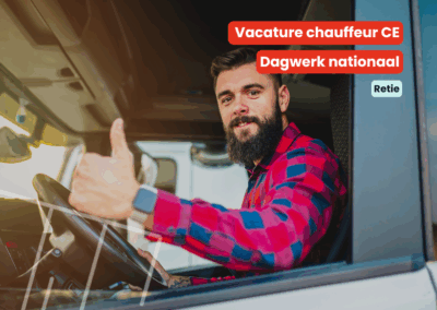 Chauffeur CE | Dagwerk nationaal | Retie