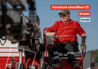 Chauffeur CE | Kraan | Deerlijk