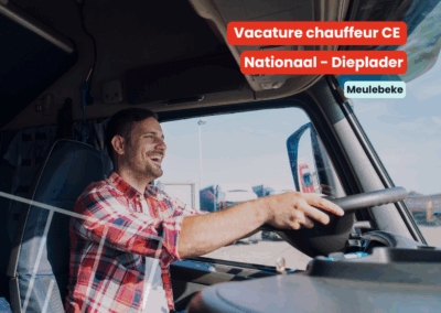 Chauffeur CE | Nationaal | Dieplader | Meulebeke