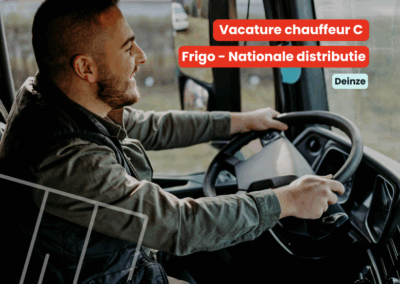 Chauffeur C | Frigo | Nationaal | Deinze