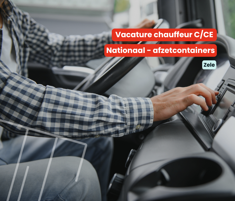 chauffeur c of ce nationaal afzetcontainers