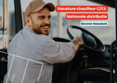 Chauffeur C/CE | Nationale Distributie | Beveren Haasdonk