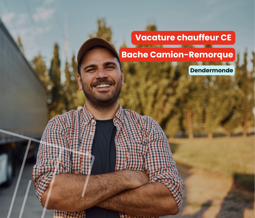 chauffeur ce bache en camion remorque