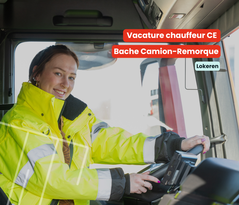 chauffeur ce bache en camion-remorque