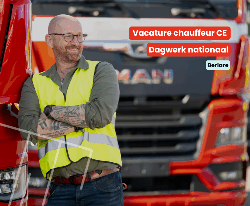 Chauffeur CE | Dagwerk nationaal | Berlare