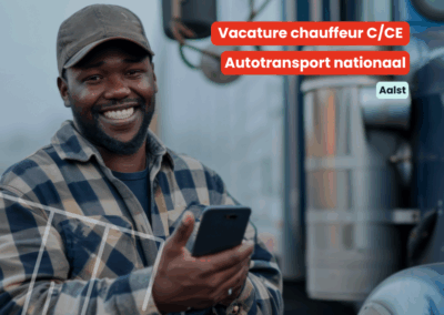 Chauffeur C/CE | Autotransport nationaal | Aalst