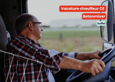 Chauffeur CE | Betonmixer | Duffel