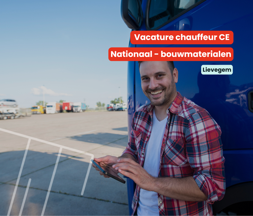chauffeur CE nationaal bouwmaterialen